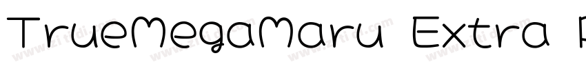 TrueMegaMaru Extra Regular字体转换